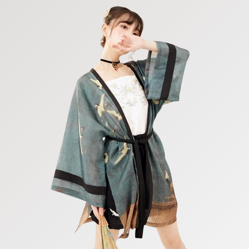 Kimono-Bademantel für Damen 'Amaya' – Kimono im traditionellen japanischen Stil für Herren und Damen