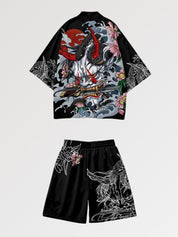 Kimono-Set 'Harajuku' – japanisches Gewand, Kimono im japanischen Design