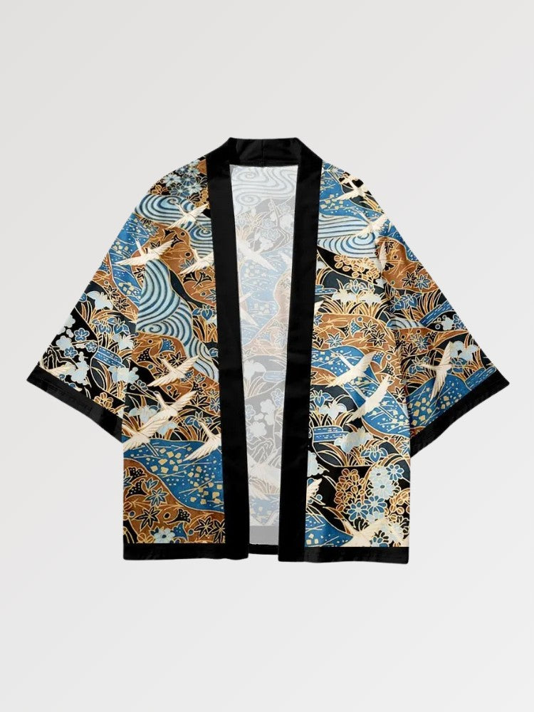 Kimono-Set 'Okiro Saisho' – japanisches Gewand, Kimono im japanischen Design