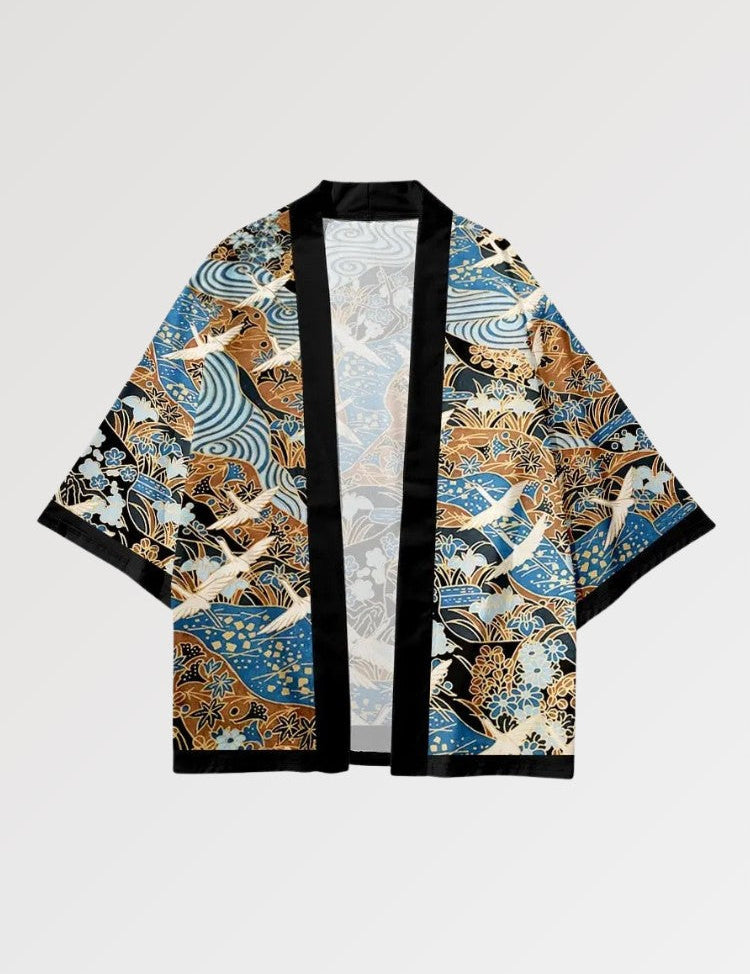 Kimono-Set 'Okiro Saisho' – japanisches Gewand, Kimono im japanischen Design