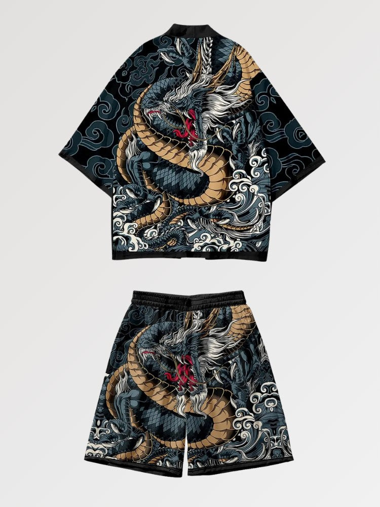 Kimono-Set 'Ryu-Jin' – Kimono im traditionellen japanischen Stil für Herren und Damen