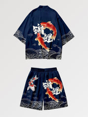 Kimono-Set 'Shinjuku' – Kimono im traditionellen japanischen Stil für Herren und Damen