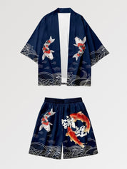 Kimono-Set 'Shinjuku' – japanisches Gewand, Kimono im japanischen Design
