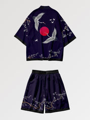 Kimono-Set 'Ao no Taiyo' – Kimono im traditionellen japanischen Stil für Herren und Damen