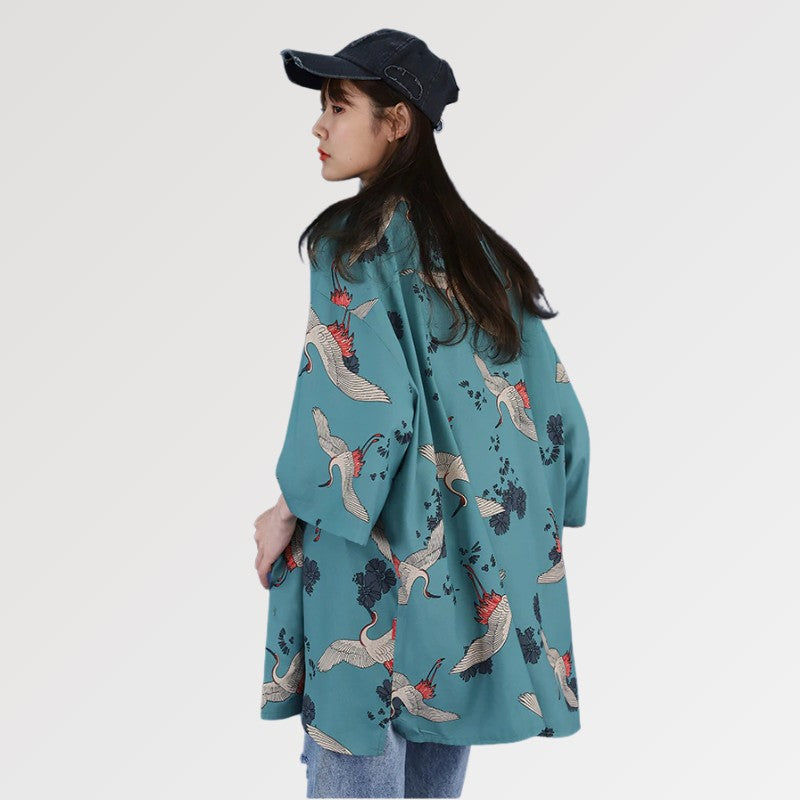 Jacke im Kimono-Stil für Damen 'Okariya' – Kimono im traditionellen japanischen Stil für Herren und Damen