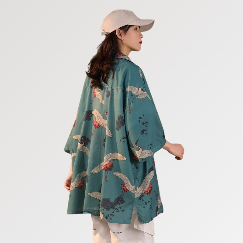 Jacke im Kimono-Stil für Damen 'Okariya' – Kimono für traditionelle Anlässe, Premium-Qualität