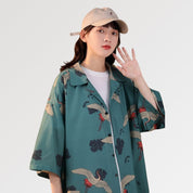 Jacke im Kimono-Stil für Damen 'Okariya' – Detail: lange Ärmel, Kimono japanischen Stil