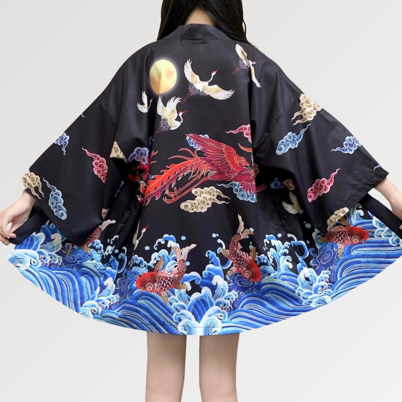 Kimono-Oberteil für Damen 'Ayamé' – Kimono im traditionellen japanischen Stil für Herren und Damen