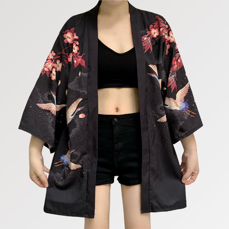 Kimono-Oberteile Damen 'Harumi' – japanisches Gewand, Kimono im japanischen Design
