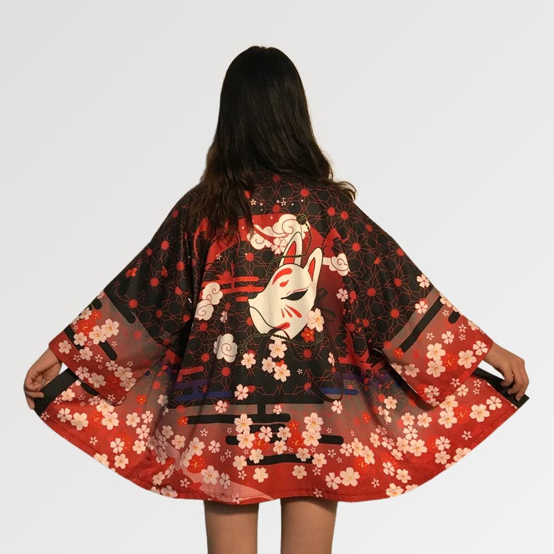 Kitsune-Kimono 'Hirokomi Yubesa' – Kimono für traditionelle Anlässe, Premium-Qualität
