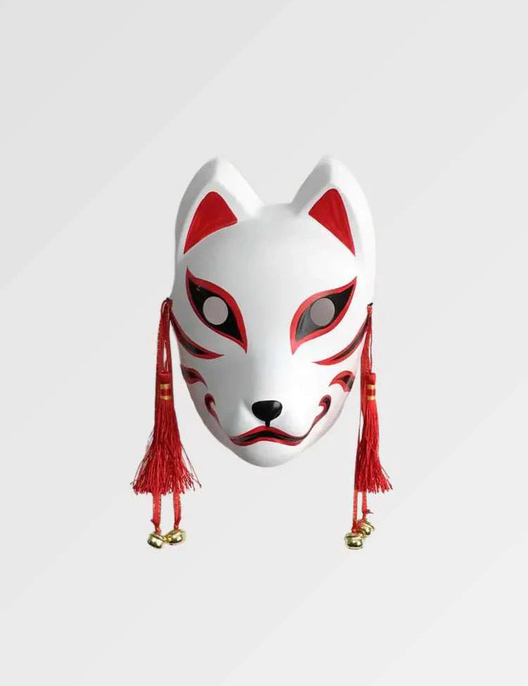 Traditionelle Kitsune-Maske 'Hoshi' – Maske im traditionellen japanischen Stil für Unisex