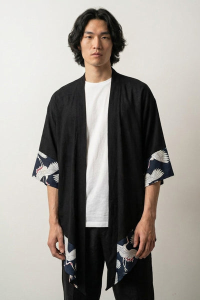 Lange Kimono-Strickjacke 'Ryota'