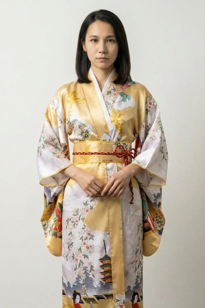 Langer Goldener Kimono 'Kogane'