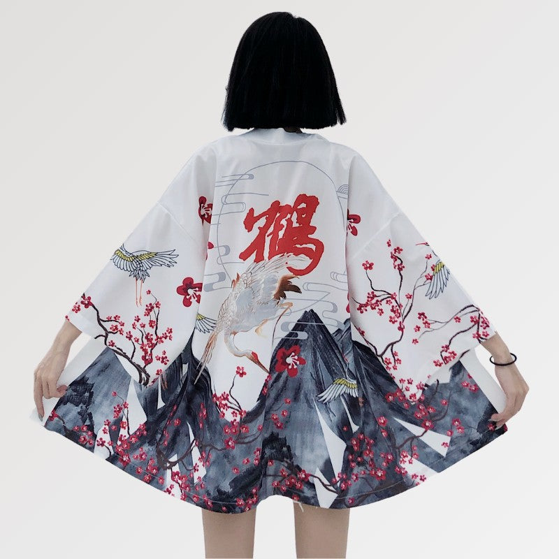 Leichte Kimono-Jacke 'Edo' – Kimono im traditionellen japanischen Stil für Herren und Damen