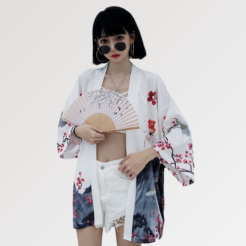 Leichte Kimono-Jacke 'Edo' – Kimono für traditionelle Anlässe, Premium-Qualität