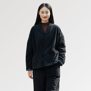 Kimono-Jacke aus Leinen 'Yukiko'