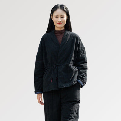 Kimono-Jacke aus Leinen 'Yukiko'