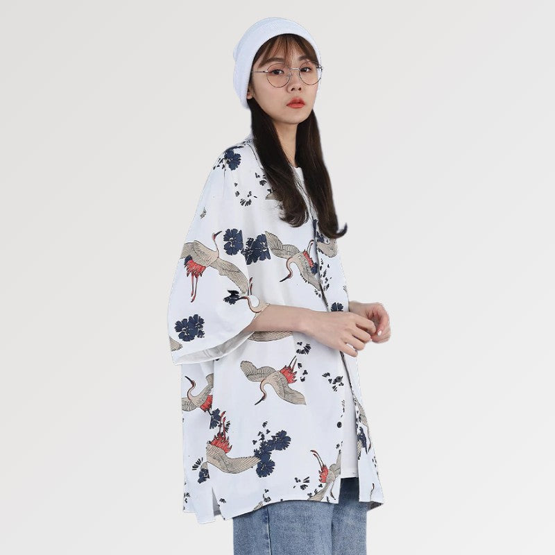 Lange Kimono-Jacke für Damen 'Okariya' – Kimono im traditionellen japanischen Stil für Herren und Damen