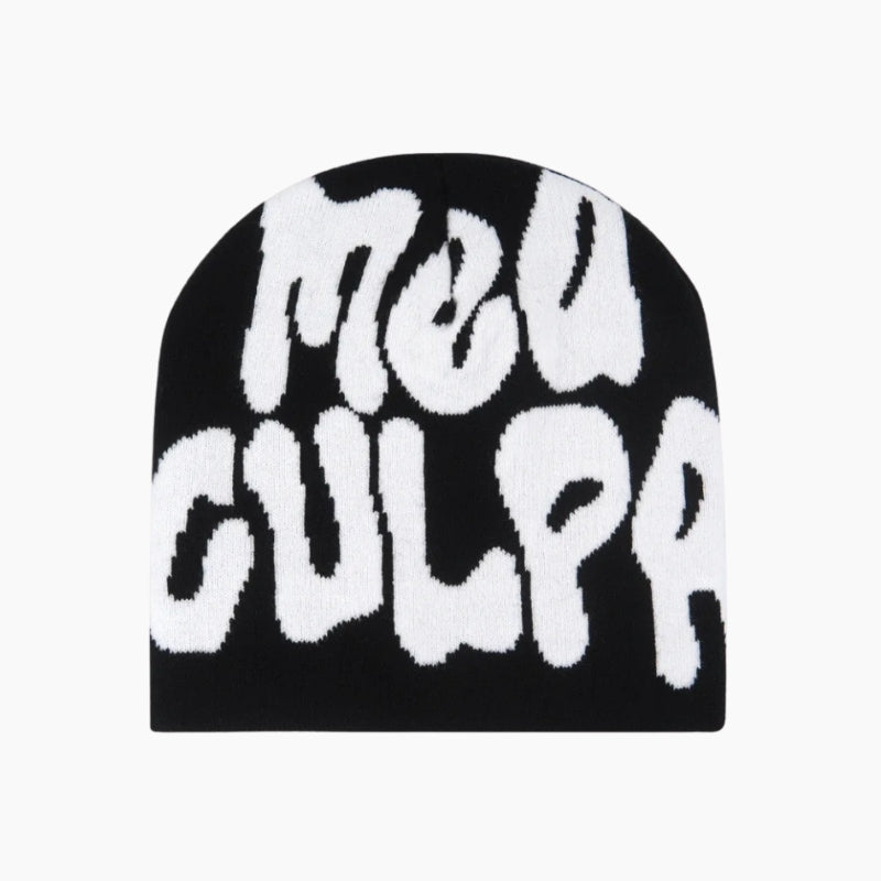 Mea Culpa Beanie 'Schneefall Edition' – Baseball Cap im Streetwear-Stil für Herren und Damen