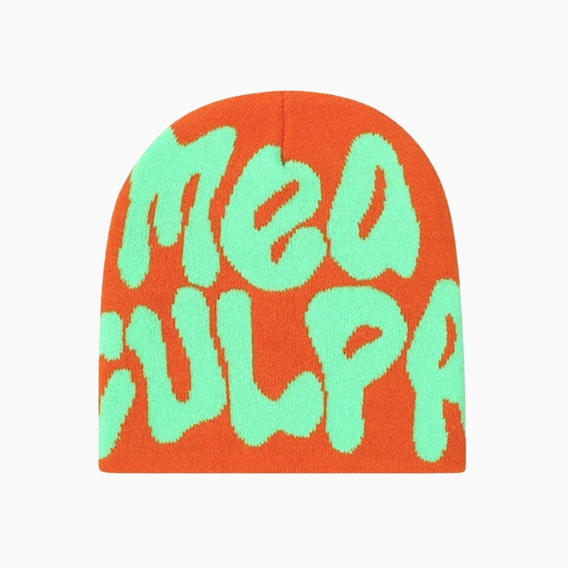 Mea Culpa Mütze 'Tangerine Edition' – Baseball Cap im Streetwear-Stil für Herren und Damen