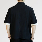 Herren-Kimono-Jacke 'Hideki' – japanisches Gewand, Kimono im japanischen Design