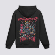 Miyamoto Musashi Hoodie - 二刀流 — Schwarz