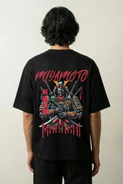 Miyamoto Musashi T-Shirt - 二天一流 — Schwarz