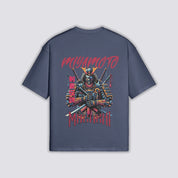 Miyamoto Musashi T-Shirt - 二天一流 — Schiefergrau