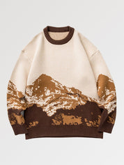 Berg-Fuji-Pullover 'Yamato Kona' – warm, Pullover im japanischen Design