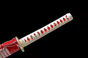 Rote Klinge Katana – Samurai-Schwert, Katana im japanischen Design
