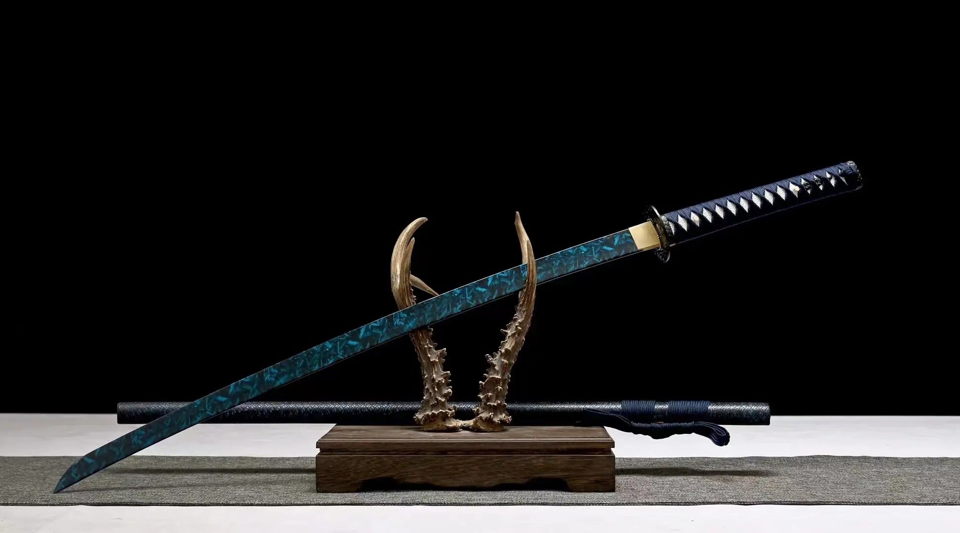 Blaue Klinge Katana – Katana für Sammler und Dekoration, Premium-Qualität