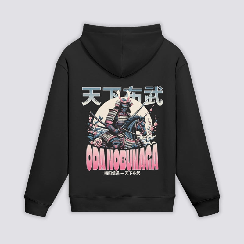 Oda Nobunaga Hoodie - 天下布武 — Schwarz