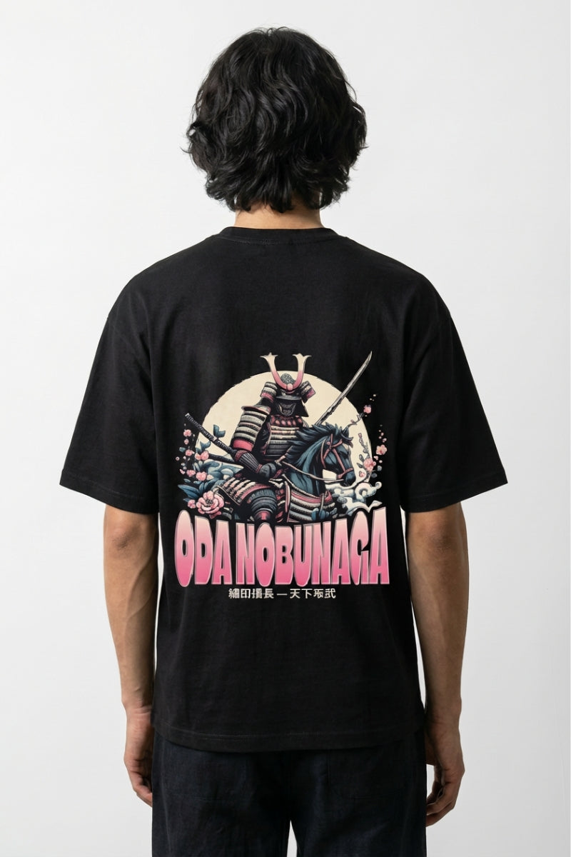 Oda Nobunaga T-Shirt - 天下布武 — Schwarz