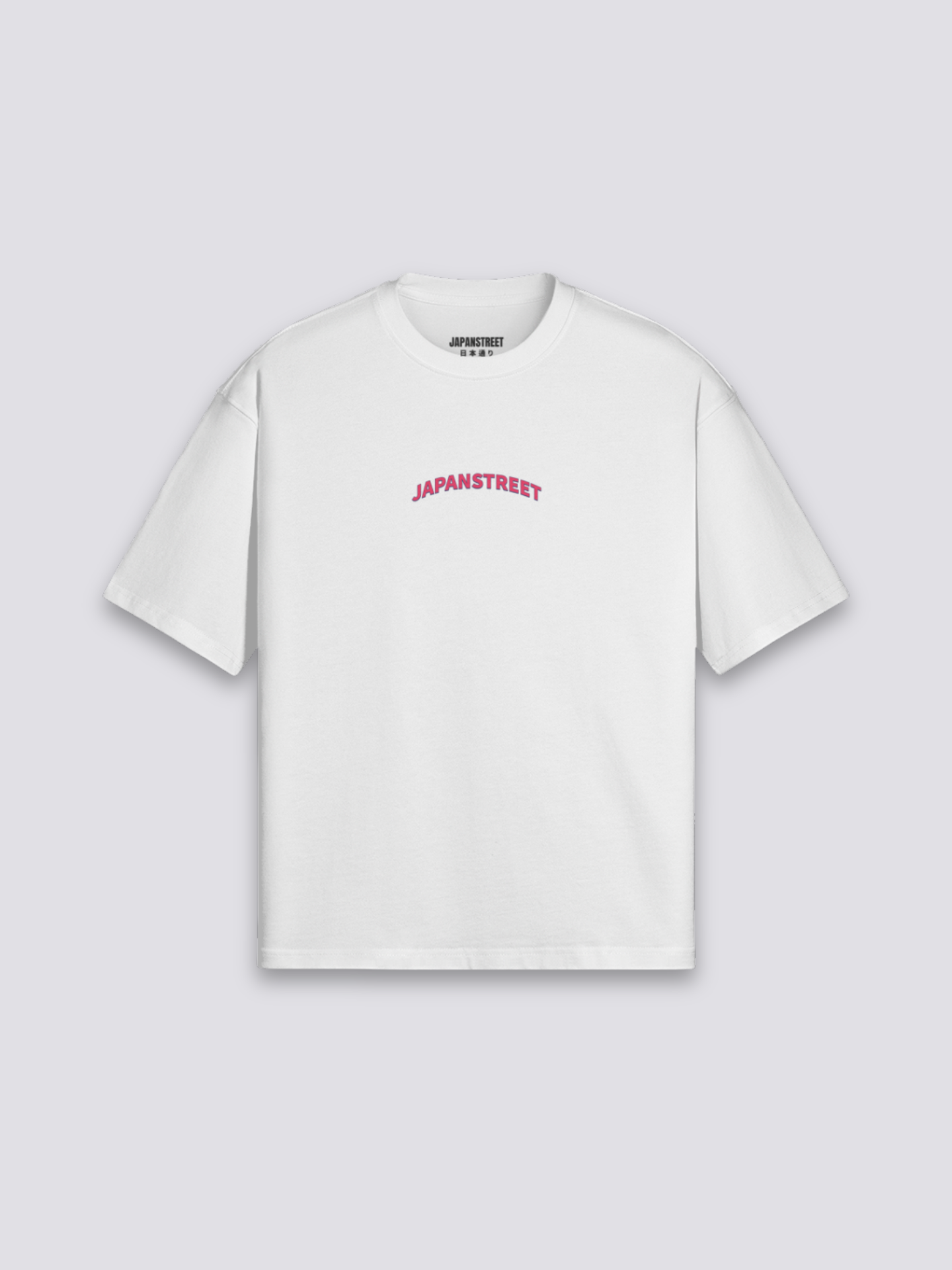 Oktopus T-Shirt mit Kraken in den Wellen, japanischer Octo-War-Druck, oversize Baumwolle, Rückenansicht Farbvariante