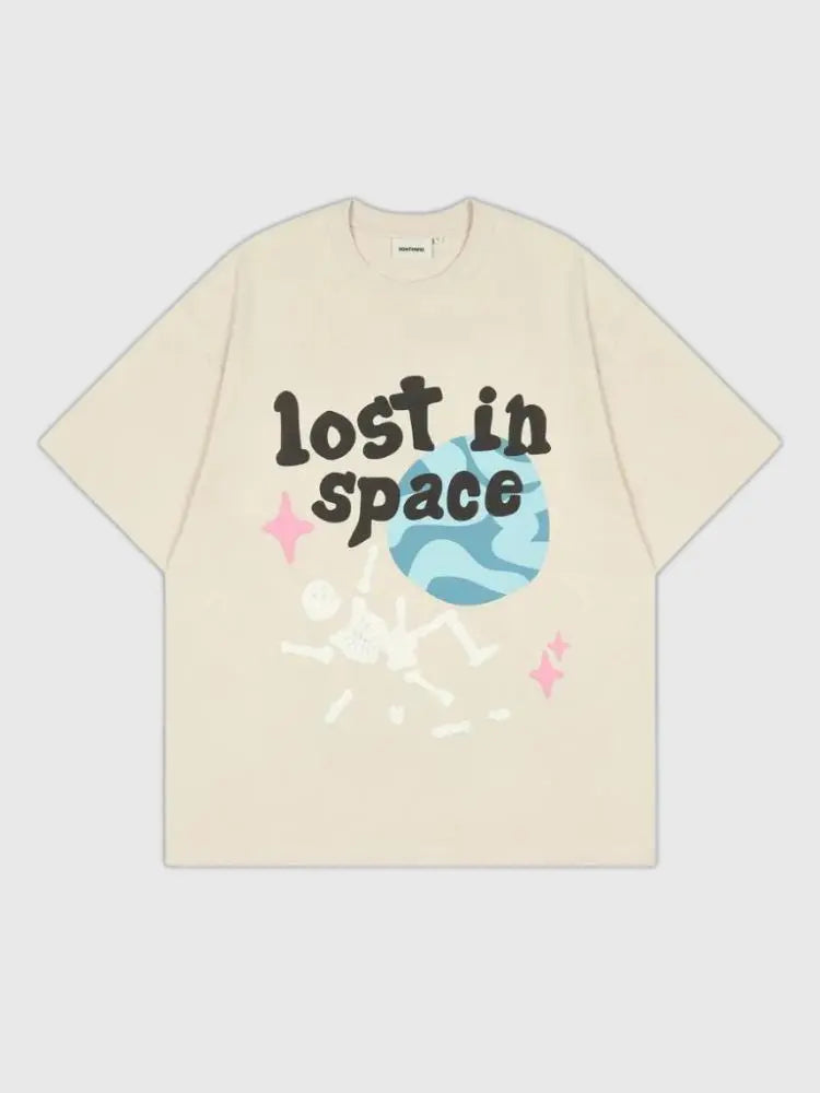 Old School T-Shirt 'Lost in Space' – T-Shirt im Streetwear-Stil für Herren und Damen