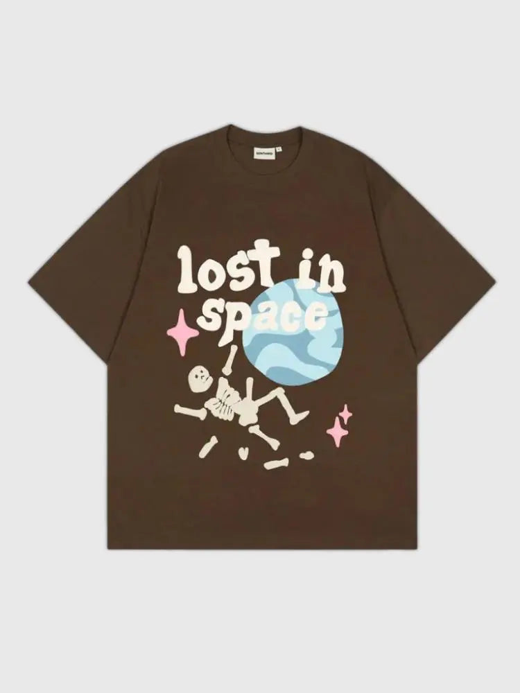Old School T-Shirt 'Lost in Space' – T-Shirt für den Alltag, Premium-Qualität