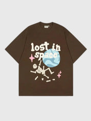 Old School T-Shirt 'Lost in Space' – T-Shirt für den Alltag, Premium-Qualität