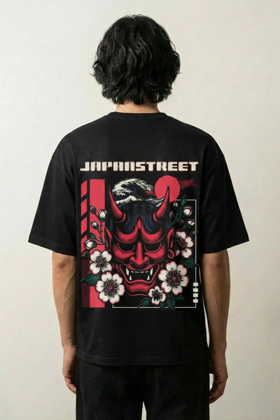 Oni-Masken-T-Shirt - デーモン