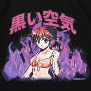 Otaku T-Shirt 'Manga Girl' – Baumwolle: detailreicher T-Shirt im japanischen Stil
