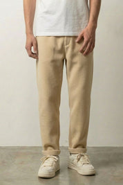 Outdoor-Wollhose 'Furisu x Retrocolor', Seitenansicht Detail – Streetwear-Hose Herren japanischer Stil
