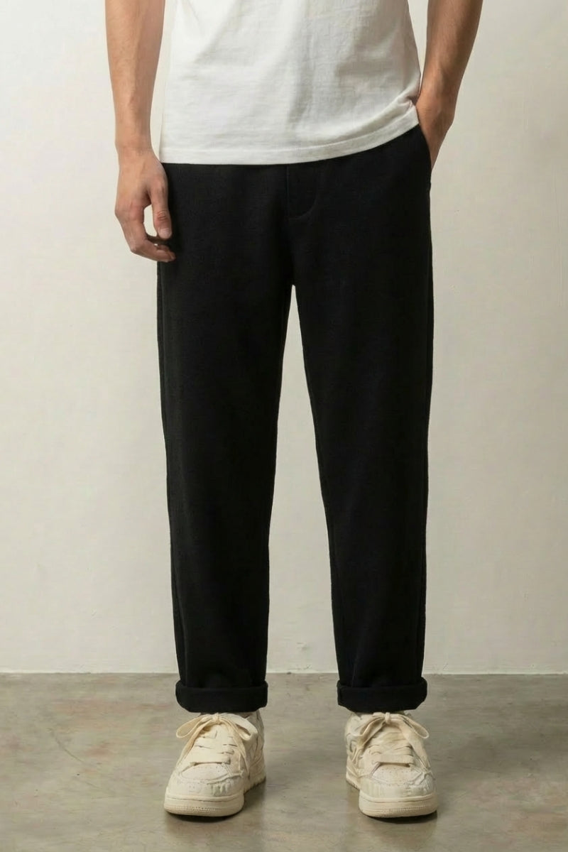 Outdoor-Wollhose 'Furisu x Retrocolor' – Streetwear-Hose Herren japanischer Stil, Vorderansicht