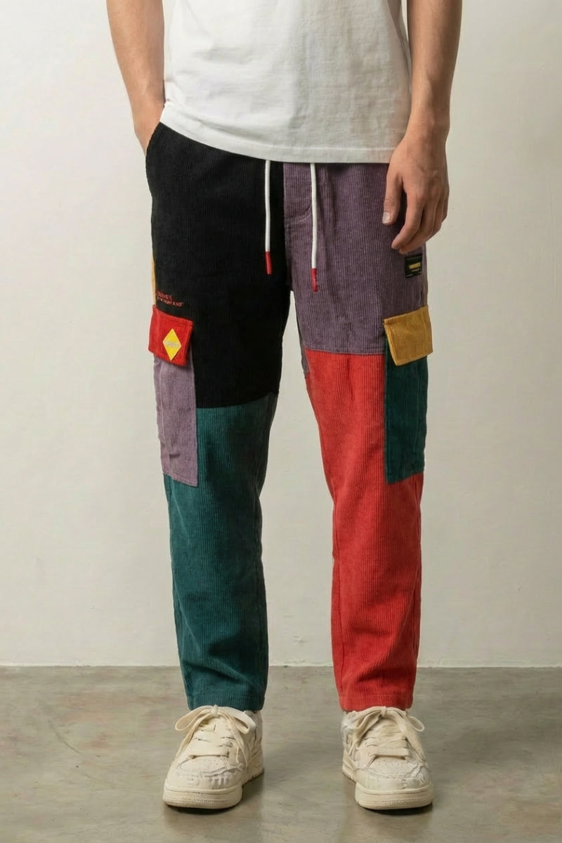 Pantalon Cargo en Couleur 'Colorbind' – Studioaufnahme