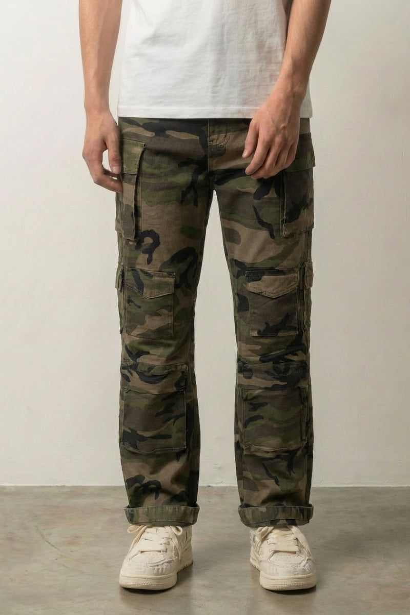 Pantalon Cargo Militaire 'Toyoake' – Studioaufnahme