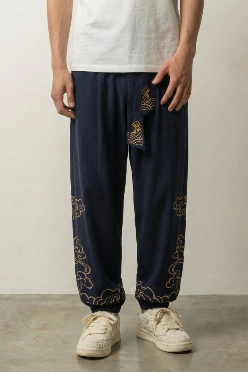 Weite Japanische Hose 'Kumo'