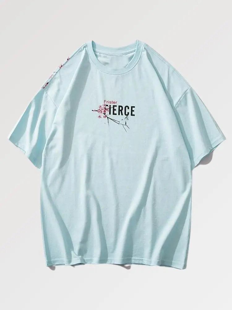 Rosa japanisches T-Shirt 'Inazawa' – Detail: japanisches Motiv, T-Shirt japanischen Stil