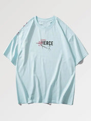 Rosa japanisches T-Shirt 'Inazawa' – Detail: japanisches Motiv, T-Shirt japanischen Stil