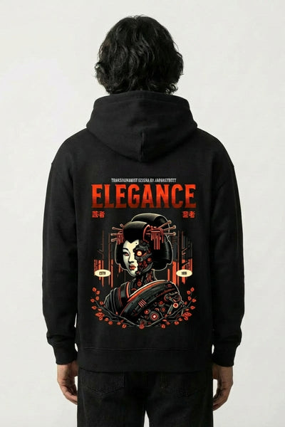 Japanisch inspirierter Hoodie - サイボーグ