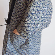 Gesteppte Kimono-Jacke 'Aïmi' – Wickelmantel für den Winter, Premium-Qualität