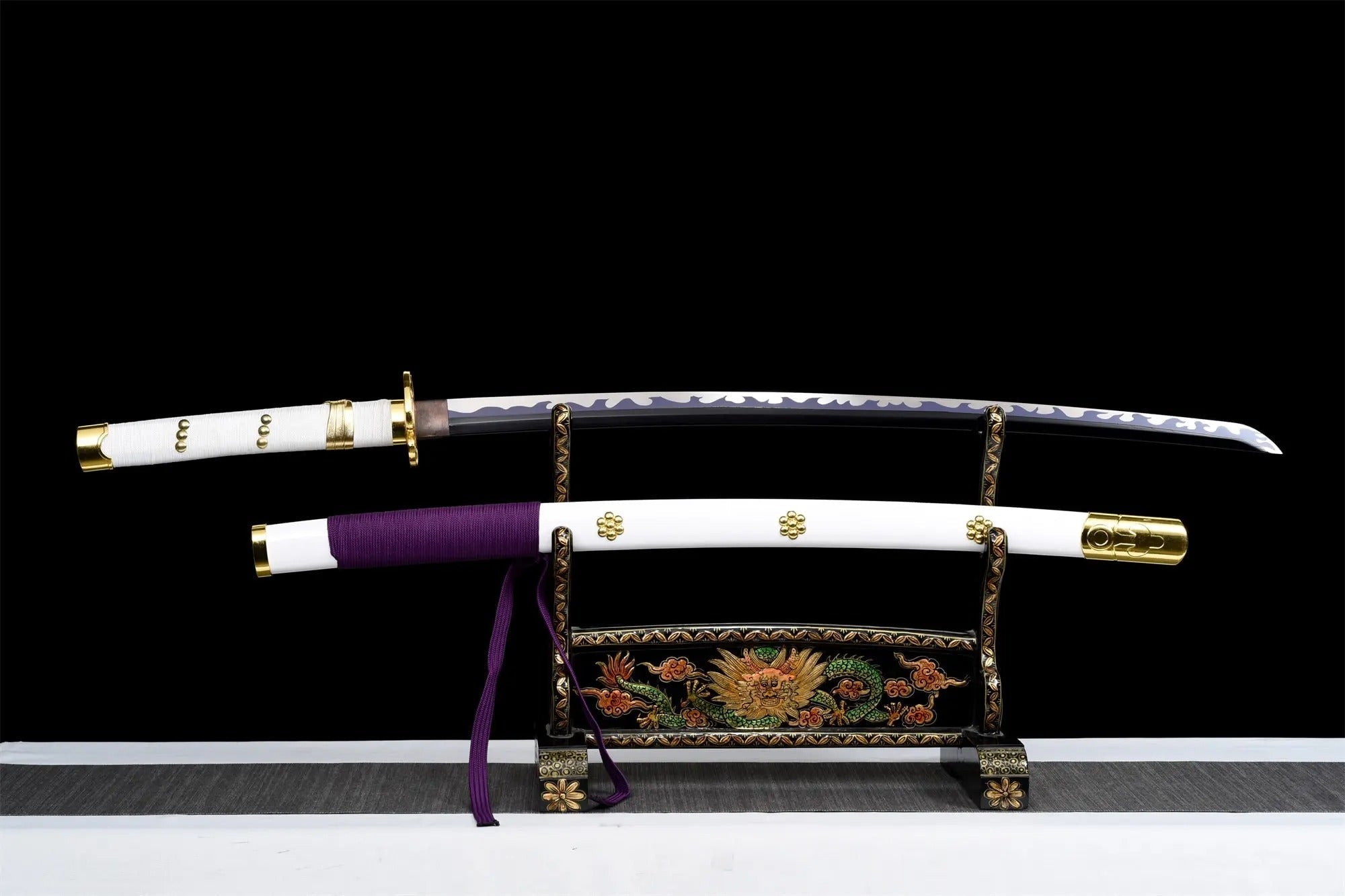 Ame no Habakiri Katana (One Piece) – Qualitäts-Detail Katana Premium