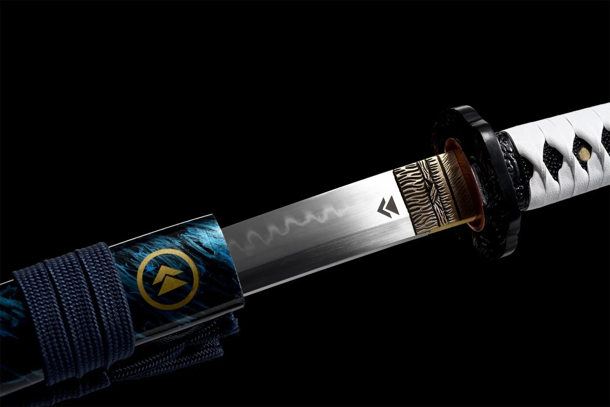 Jin Sakai Katana – Nahaufnahme Katana mit japanischem Motiv